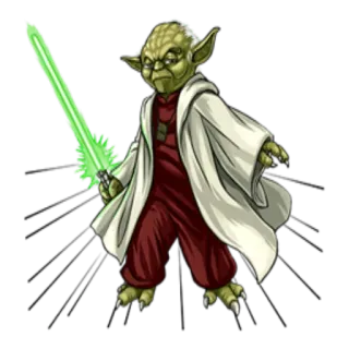 Yoda @StikerDi telegram stickers