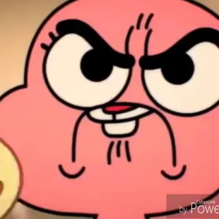 😑 Anais Watterson The Amazing World of Gumball Cartoon, Wütend, The Amazing World of Gumball, Anais Watterson, Hase, Häschen whatsapp sticker