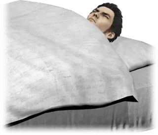 😴 dormir, dormindo, cama, homem, pessoa telegram sticker