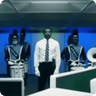👯 Drum Major Outkast - Hey Ya! Music Video telegram sticker