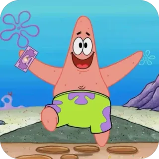 🫥 Patrick Star SpongeBob SquarePants telegram sticker