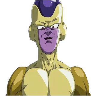 😶 Frieza Dragon Ball Z Anime, Dragon Ball Z, Freezer, Villano, Freezer Dorado telegram sticker