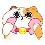 💔 kat, schattig, dier, sticker, cartoon telegram sticker