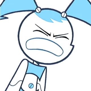 😡 Jenny Wakeman My Life as a Teenage Robot Dessin animé, Robot, En colère, Nickelodeon, Adolescent, Jenny Wakeman telegram sticker