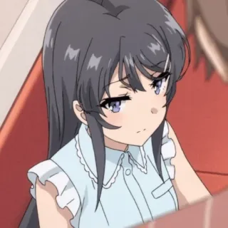 🐇 Mai Sakurajima Rascal Does Not Dream of Bunny Girl Senpai anime, fille, sakurajima, mai, bunny girl senpai telegram sticker