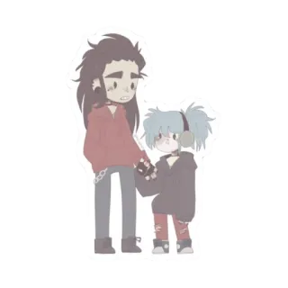 🎸 Sally Face videospiel, sally face, charakter, freundschaft telegram sticker