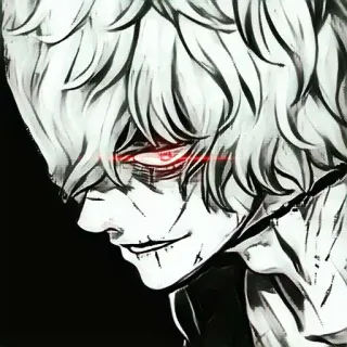 😳 anime, manga, character, art, portrait, illustration, fanart telegram sticker