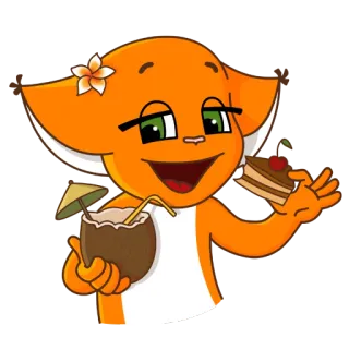 🍛 Cartone animato, Animale, Cibo, Bevanda, Carino telegram sticker