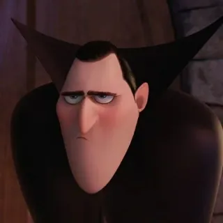 😐 Count Dracula Hotel Transylvania แวมไพร์, การ์ตูน, แอนิเมชั่น, สัตว์ประหลาด, โรงแรม telegram sticker