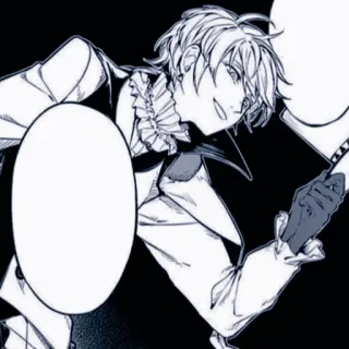 🪃 Anime, Manga, Postać, Uśmiech, Kapelusz telegram sticker