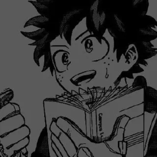 🌟 Izuku Midoriya My Hero Academia Anime, Manga, Izuku Midoriya, My Hero Academia, Deku, Fanart telegram sticker