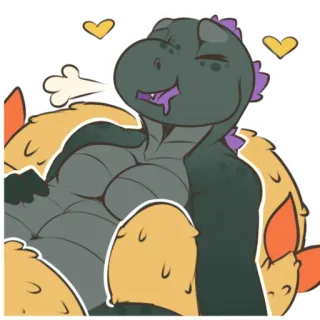 🌯 dragon, fantasy creature, monster, cute, cartoon, sticker whatsapp sticker