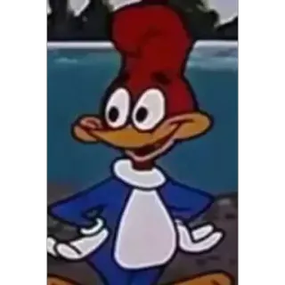 😀 Woody Woodpecker วู้ดดี้ วู้ดเพ็คเกอร์, การ์ตูน, ตลก, อารมณ์ขัน, การ์ตูนคลาสสิก, แอนิเมชั่น telegram sticker
