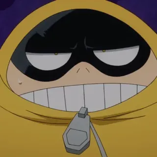 💛 Mandalay My Hero Academia Anime, Personagem, Mandalay, My Hero Academia, Moletom com capuz whatsapp sticker