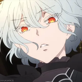 ❄️ Anime, Personaggio, Illustrazione, Manga, Ritratto telegram sticker