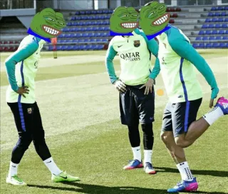 😂 Pepe the Frog Лягушонок Пепе, Мем, Интернет-мем, Футбол, Футбол, Спорт telegram sticker