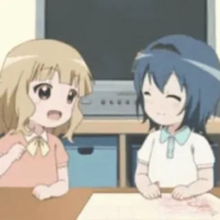 🚀 anime, children, drawing, cute, friends telegram sticker