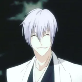 🐍 Gin Ichimaru Bleach Anime, Manga, Gin Ichimaru, Bleach, Charakter, Lächeln telegram sticker