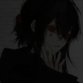 🎧 Anime, Manga, Dark, Personaggio, Emo, Gotico telegram sticker