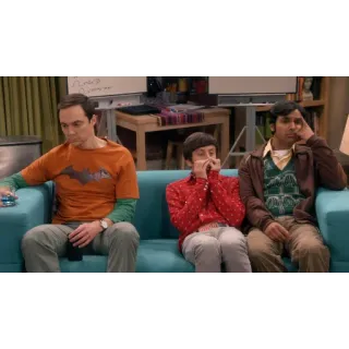 😓 The Big Bang Theory the big bang theory, sheldon, howard, raj telegram sticker
