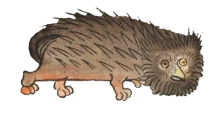 Souffrant mittelalter telegram stickers