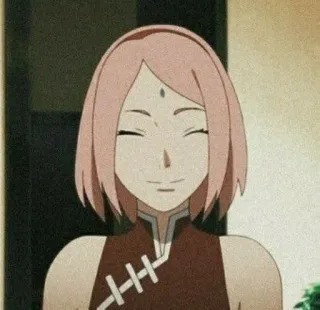 🌟 Sakura Haruno Naruto sakura haruno, naruto, anime, personaggio femminile, sorriso telegram sticker