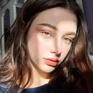 🦋 ritratto, donna, bellezza, femminile, ragazza, viso telegram sticker