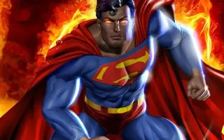 🦸 Superman superhero, comic book, DC Comics, flying, superman telegram sticker
