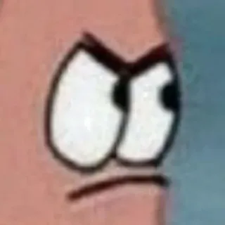 ✨ Patrick Star SpongeBob SquarePants 뚱이, 스폰지밥, 만화, 웃긴, 밈, 표정 telegram sticker