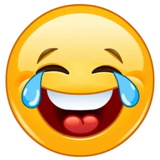 😂 Emoji, Smiley, Rire, Larmes de joie whatsapp sticker