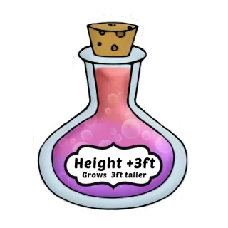 💊 Height +3ft
Grows 3ft taller potion, height, magic, fantasy, grow, increase telegram sticker