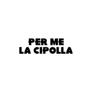 😀 PER ME LA CIPOLLA onion, food, italian, cooking whatsapp sticker
