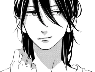 😒 anime, manga, character, portrait whatsapp sticker