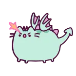 🔥 Pusheen Katze, Drache, Pusheen, Fantasy, süß, Aufkleber, kawaii telegram sticker