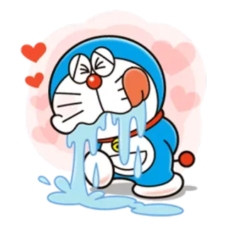 😘 Doraemon doraemon, süß, anime, cartoon, manga, roboter telegram sticker
