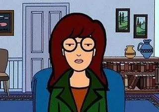 🌟 Daria Morgendorffer Daria cartoon, daria, sarcastic, animated, 90s telegram sticker