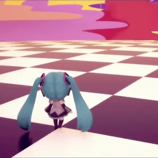 🥬 Hatsune Miku Anime, Vocaloid, Mignon, Idole Virtuelle, Musique, Danse whatsapp sticker