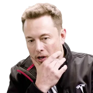 🤔 Elon Musk Elon Musk, empresário, tecnologia, empreendedor telegram sticker