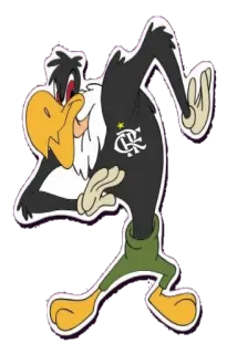 🦅 cartoon, mascot, bird, vulture, sports, flag telegram sticker