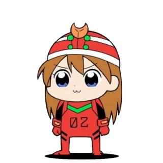 🔹 02 Anime, Manga, Chibi, Personaje, Ilustración telegram sticker