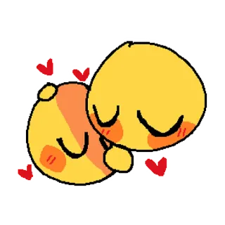 💕 amor, emojis, corações, casal, carinho, fofo telegram sticker