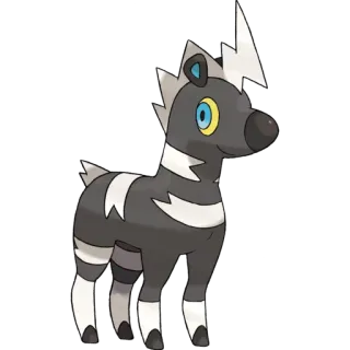🐉 Zebstrika Pokémon pokemon, zebstrika, zebra, electric, cartoon telegram sticker