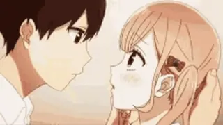 💋 Anime, Couple, Romance, Amour, Dessin animé telegram sticker
