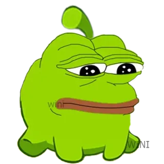 🐸 winis 贴纸, 绿色, 佩佩, 青蛙, 网络迷因 telegram sticker
