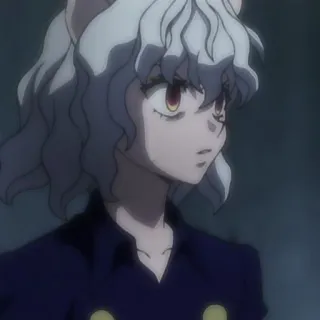 🧊 Neferpitou Hunter x Hunter anime, manga, chimera ant, cat, villain telegram sticker