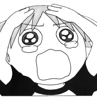 🍀 Anime, Manga, Sốc, Hoảng sợ, Sợ hãi, Khóc, Buồn bã, Lo lắng telegram sticker