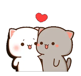 ❤️ Katze, Liebe, Süß, Herz, Haustier, Tiere telegram sticker