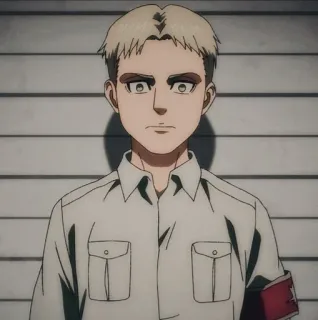 ♥️ Falco Grice Attack on Titan anime, character, military, Falco Grice, Attack on Titan, soldier telegram sticker