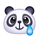 Panda Emoji telegram emojis 🥲