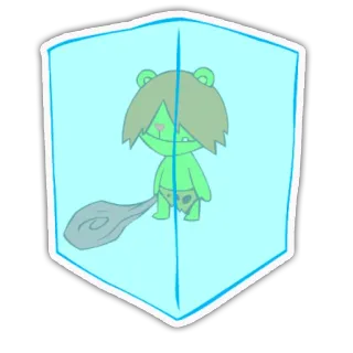 💥 Flippy Happy Tree Friends アニメ, クマ, アニメーション, フリッピー, Happy Tree Friends telegram sticker